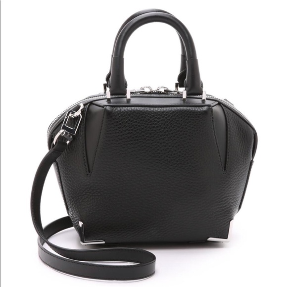 Alexander Wang Handbags - Alexander Wang black leather mini prisma Emile bag